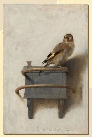 The Goldfinch pet portrait