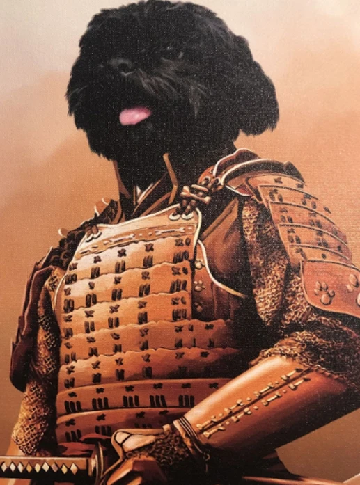 The Samurai Pet Portrait