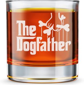 Dog Father Wine Glass