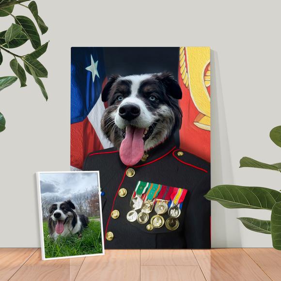 Marine Dog Portrait