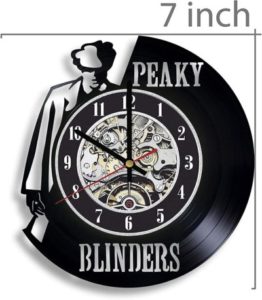 front view of Peaky Blinders wall clock