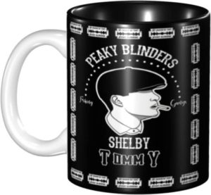 front view of Peaky Blinders mug